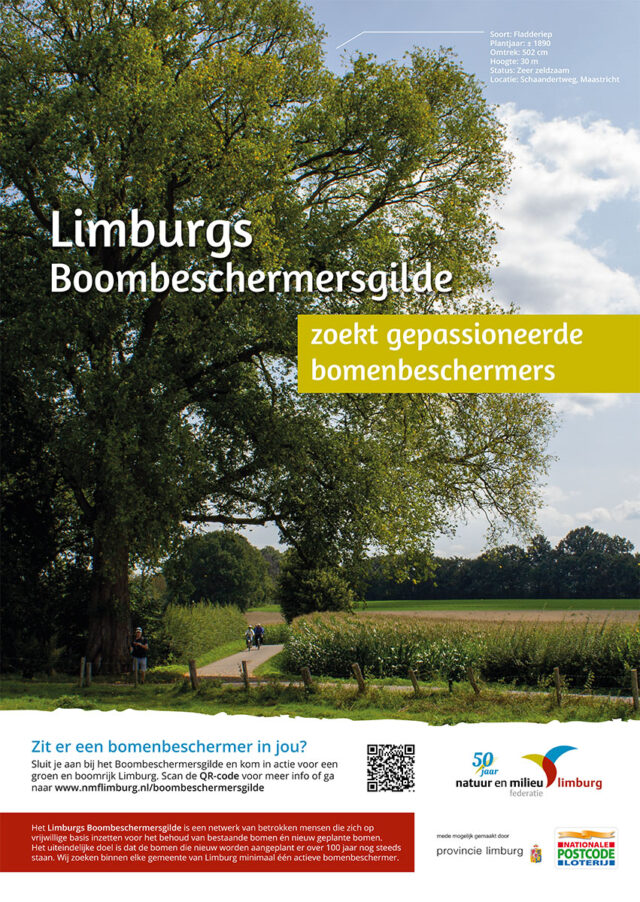 Boombeschermersgilde poster bomenbeschermers gezocht