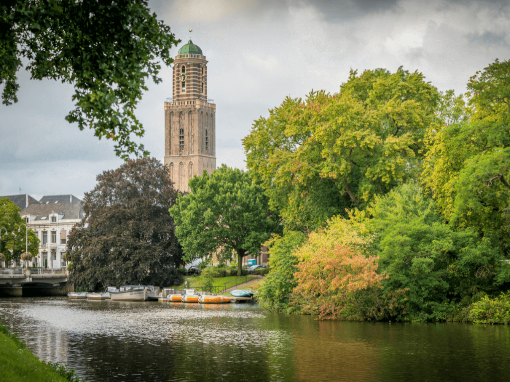 Werkbezoek Nature-based Solutions in Zwolle voor ambtenaren